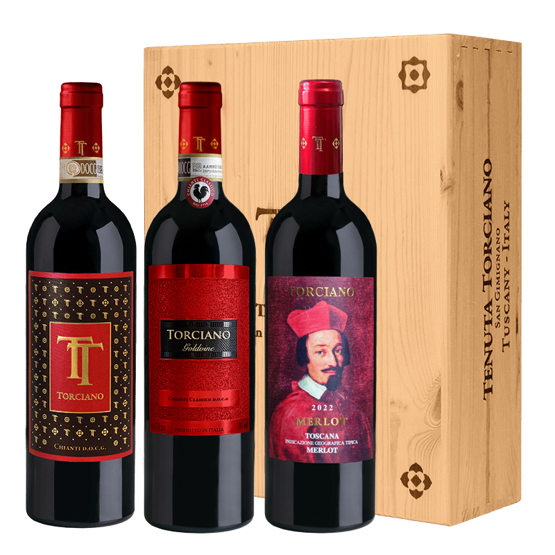 Ultimate reds Mix - 3 bottles + wooden box